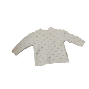 Nui Baby Organic Merino Wool 3d Long Sleeve Sweater Sz 12 - 18 Mos